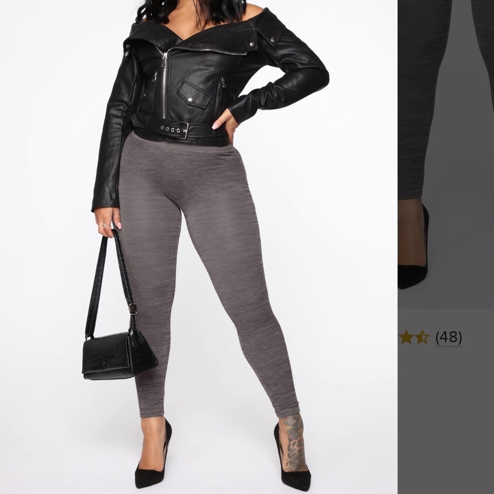 high rise leggings 🤍